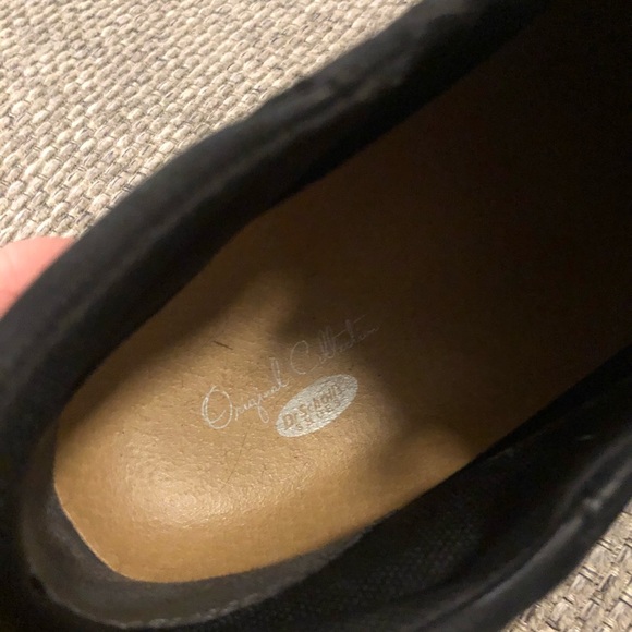 Dr Scholls Leather Suede Black Sneakers - Picture 4 of 5